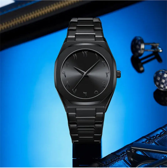 Black Arabic Aura Watch